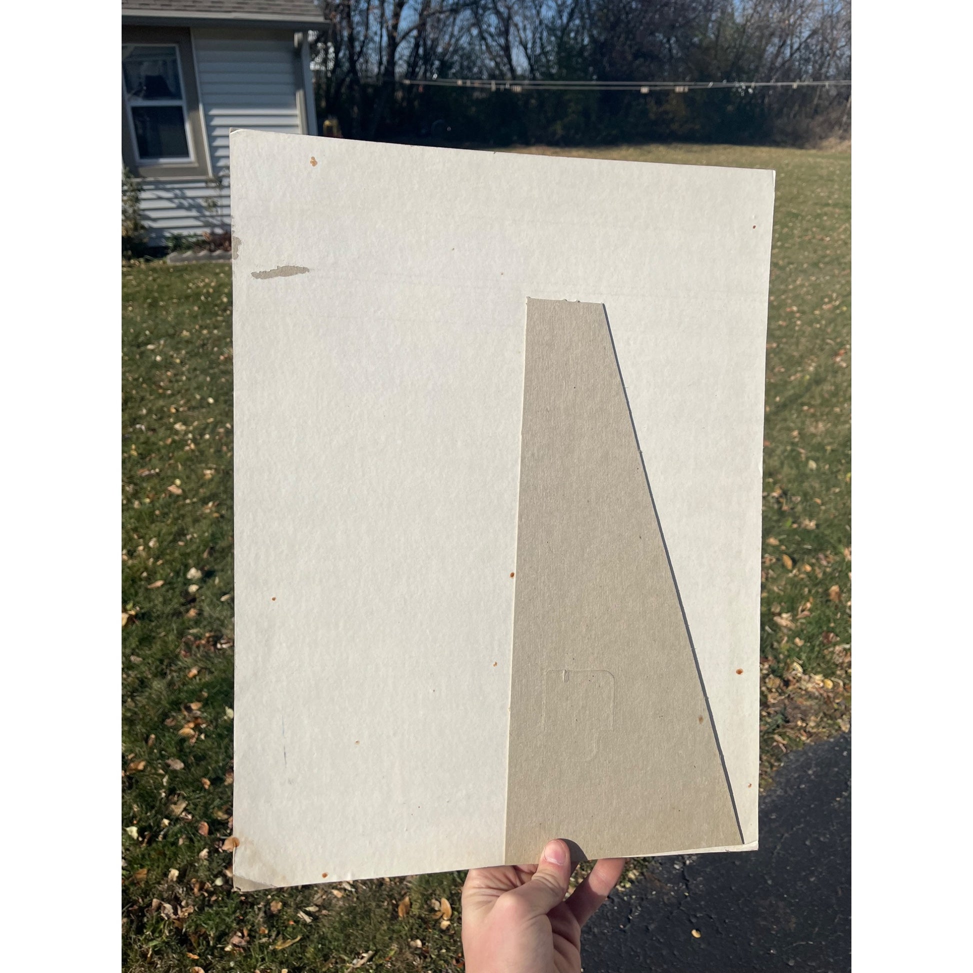 Vintage Rexall Milk Of Magnesia Cardboard Advertising Sign Store Display