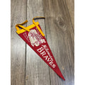 Vintage 1950s Milwaukee Braves Mini 12" Felt Pennant Flag MLB Baseball Indian