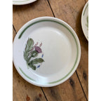 Buchan Thistle Serving Scotland Stoneware Pottery (8) 8" Salad Plates