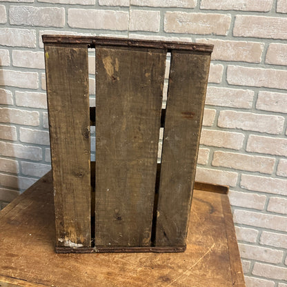 Vintage Wooden Soda Crate Dads Root Beer Bottling Box