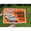 Los Angeles Times 500 Grand National Stock Car Race Ontario Motor Speedway Sign