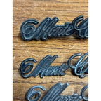 Vintage Monte Carlo Emblem Badges Script Lot OEM Original Camaro