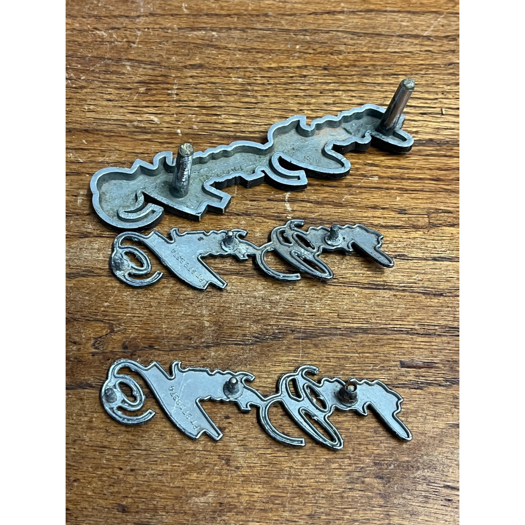 Vintage Monte Carlo Emblem Badges Script Lot OEM Original Camaro