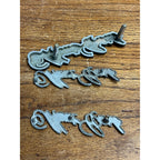 Vintage Monte Carlo Emblem Badges Script Lot OEM Original Camaro
