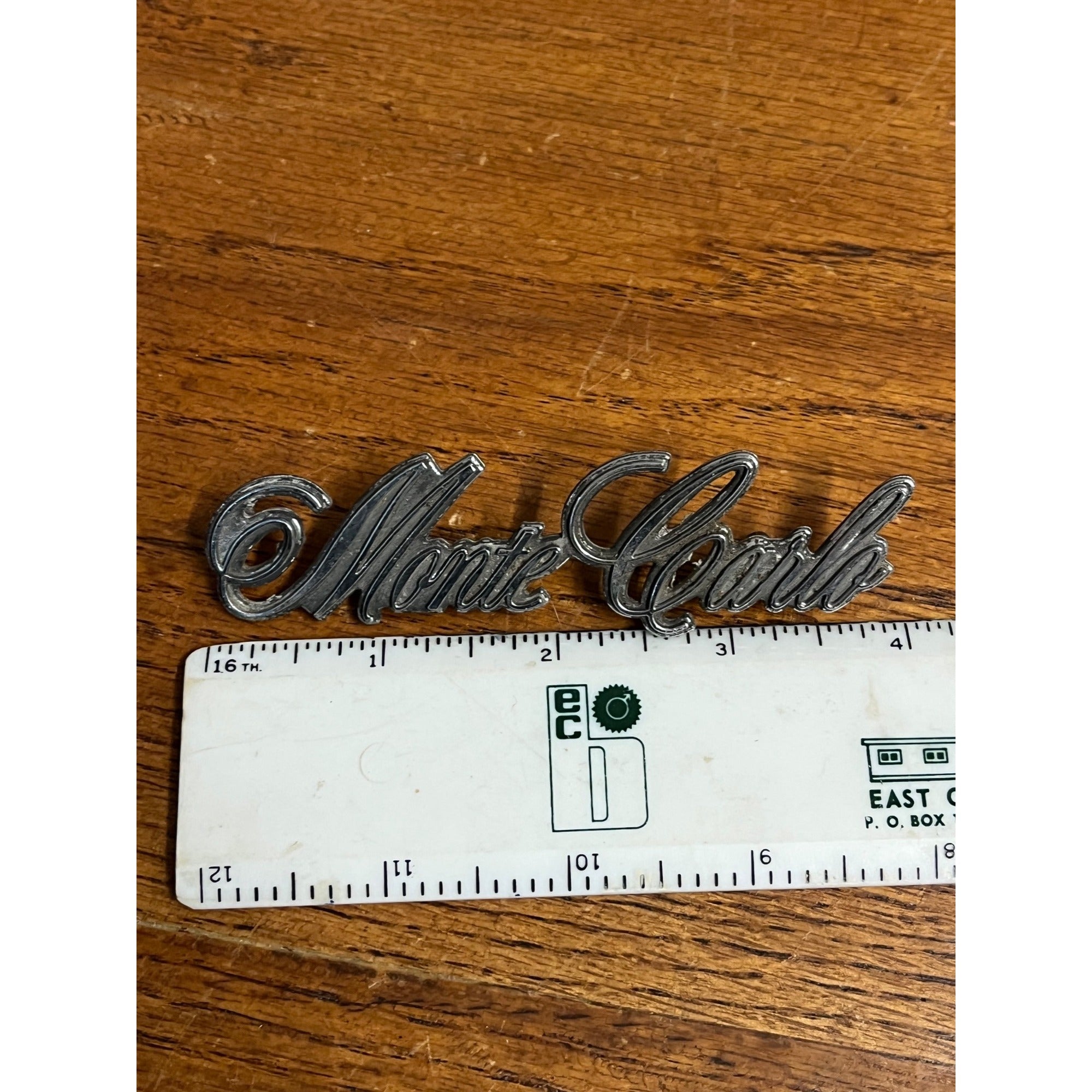 Vintage Monte Carlo Emblem Badges Script Lot OEM Original Camaro