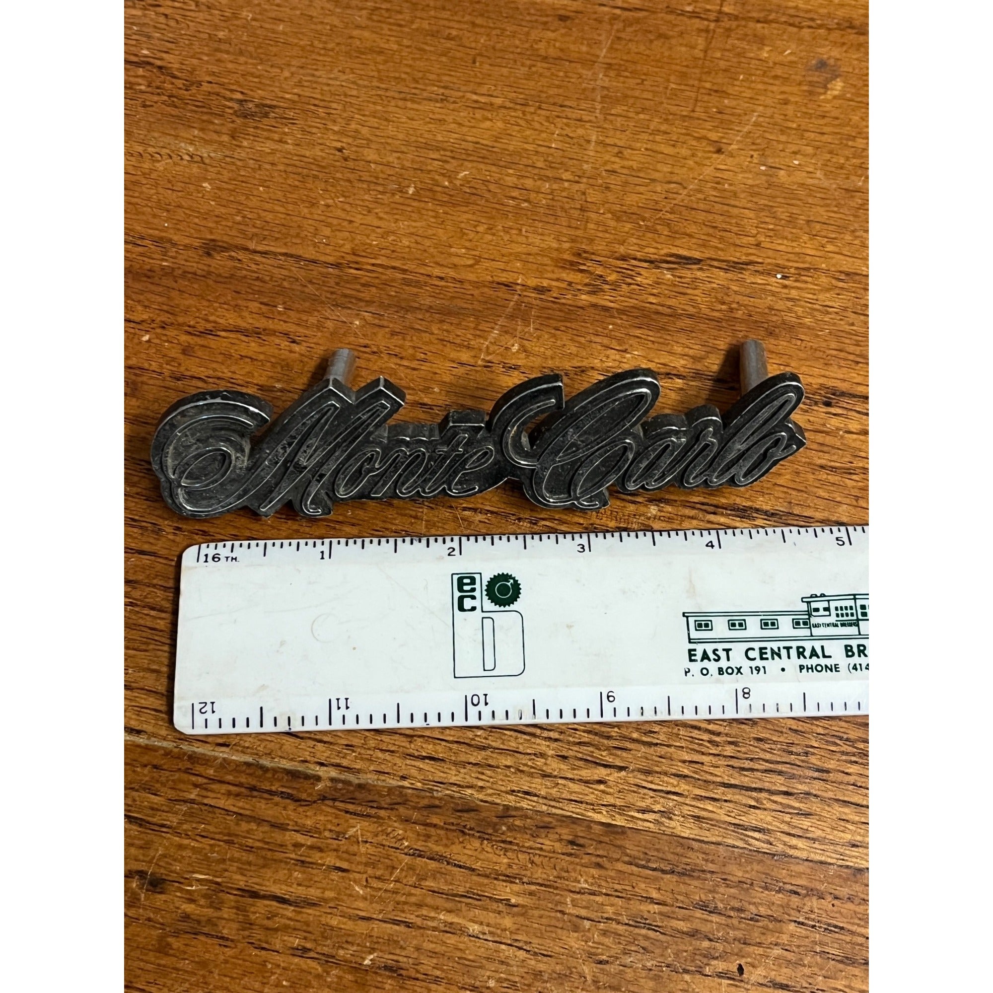 Vintage Monte Carlo Emblem Badges Script Lot OEM Original Camaro