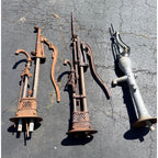 Antique Cast Iron Water Well Hand Pumps Althouse Wheeler & Breyer Bros Waupun Wis