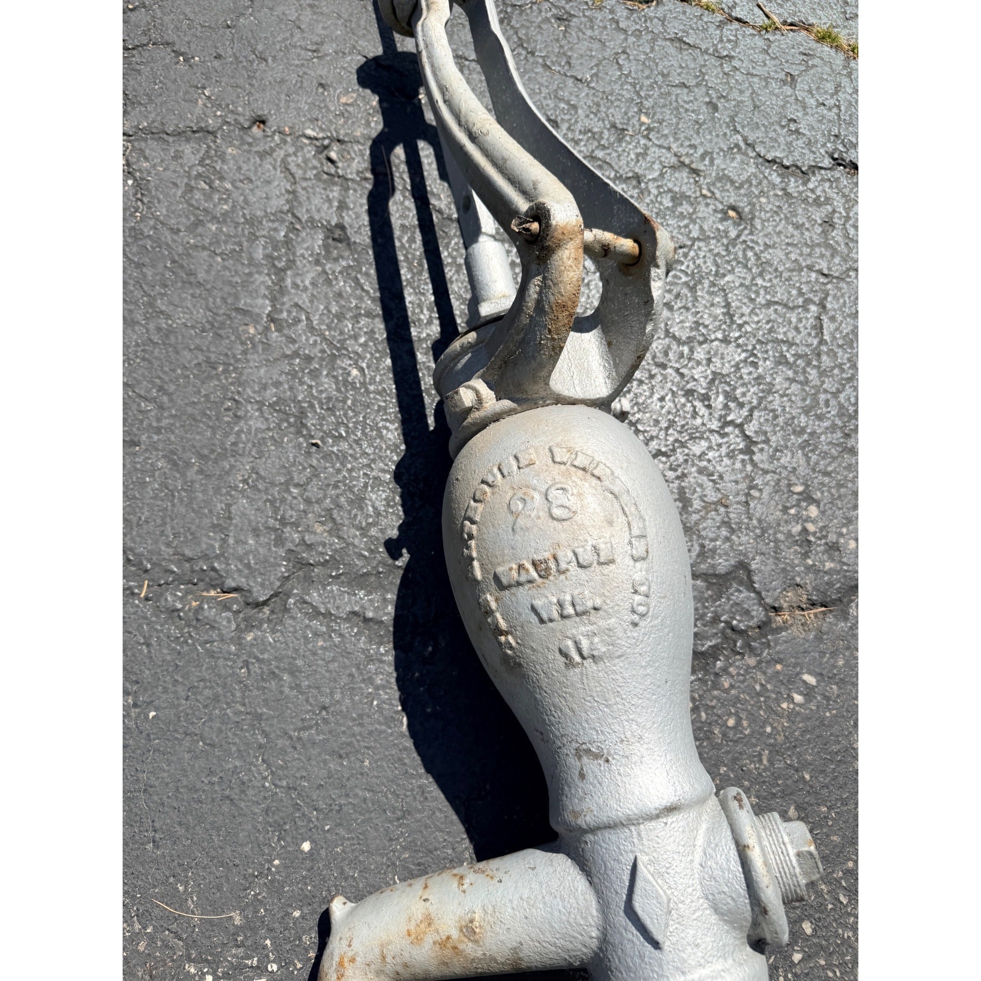 Antique Cast Iron Water Well Hand Pumps Althouse Wheeler & Breyer Bros Waupun Wis