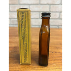 Vintage 1940s Hick's Capudine Liquid Medicine Bottle & Box Empty Raleigh NC