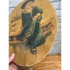 Antique Victorian Ivory Soap Advertising Lithograph Framed Sign Proctor & Gamble