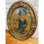 Antique Victorian Ivory Soap Advertising Lithograph Framed Sign Proctor & Gamble