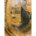 Antique Victorian Ivory Soap Advertising Lithograph Framed Sign Proctor & Gamble