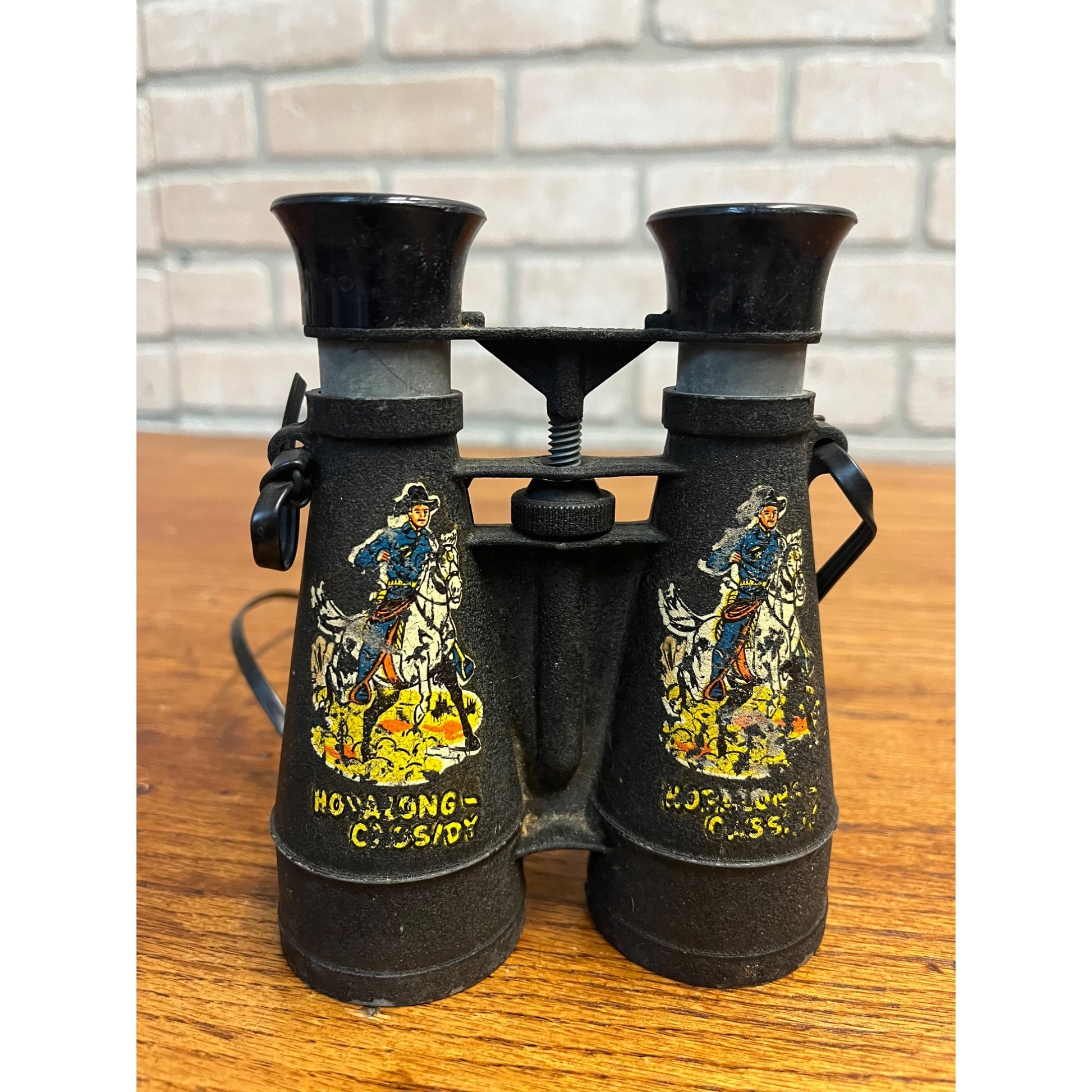 Vintage Hopalong Cassidy Binoculars Galter Prod. Co Child's Toy Western