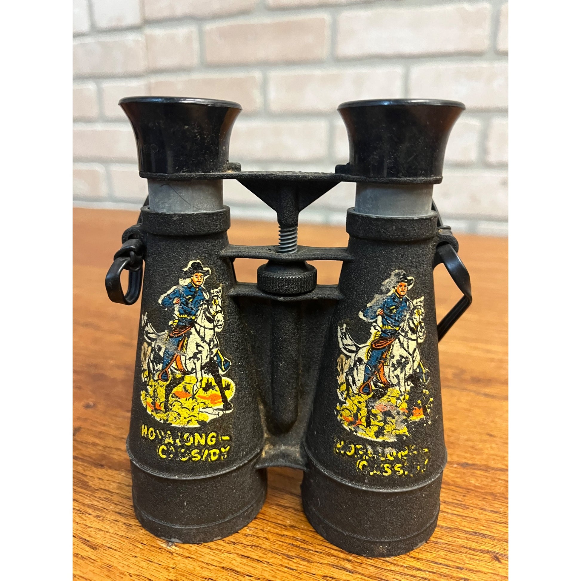 Vintage Hopalong Cassidy Binoculars Galter Prod. Co Child's Toy Western