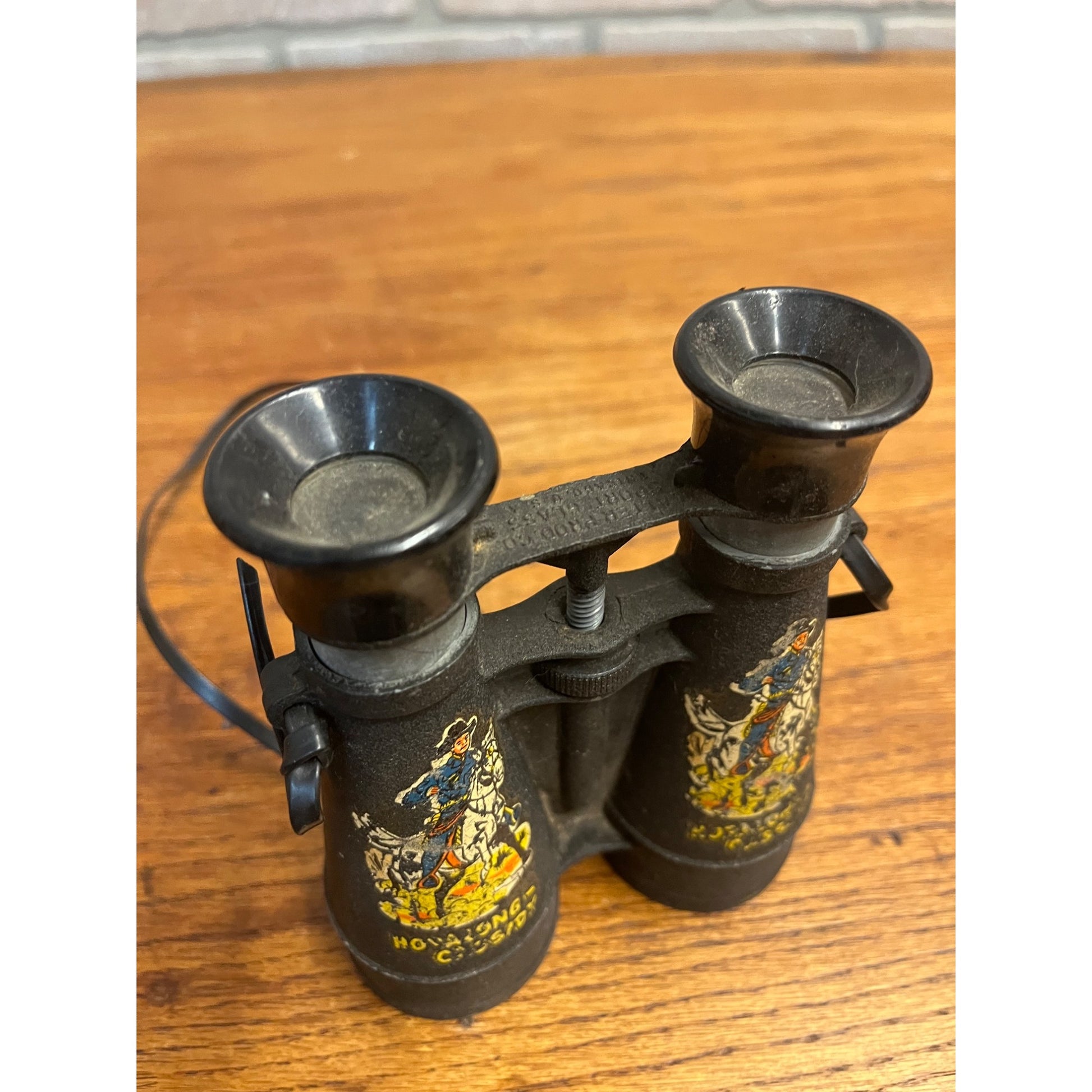 Vintage Hopalong Cassidy Binoculars Galter Prod. Co Child's Toy Western
