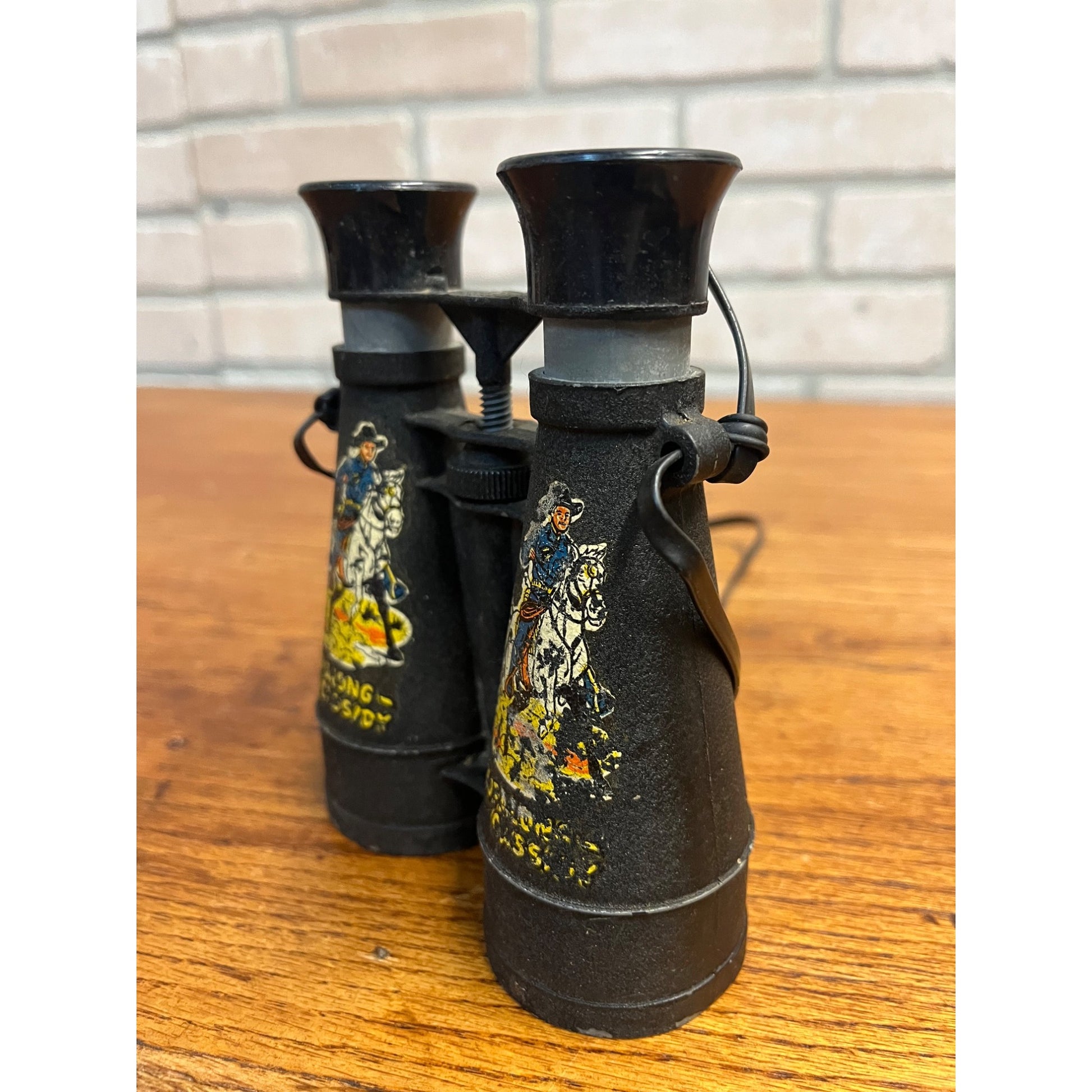 Vintage Hopalong Cassidy Binoculars Galter Prod. Co Child's Toy Western