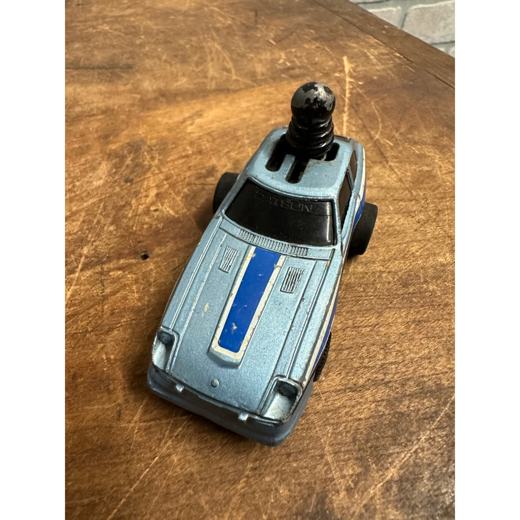 Vintage Schaper FIVE WINDERS Turbo ZX 2 Tone Blue Datsun Shifter Toy 1984