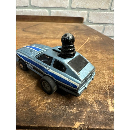 Vintage Schaper FIVE WINDERS Turbo ZX 2 Tone Blue Datsun Shifter Toy 1984