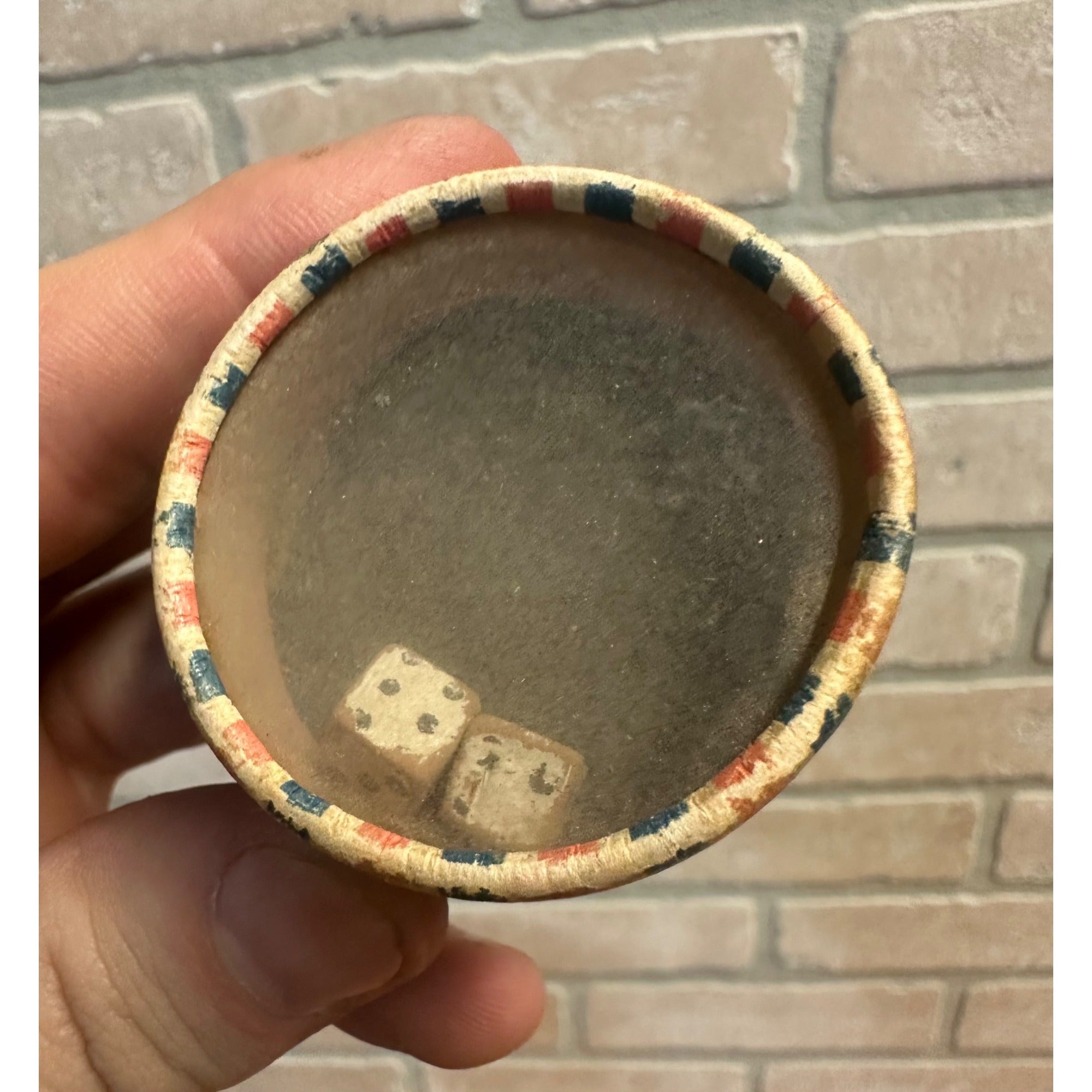 Vintage 1930s Wooden Dice Die Gambling Trade Simulator Game - Japan