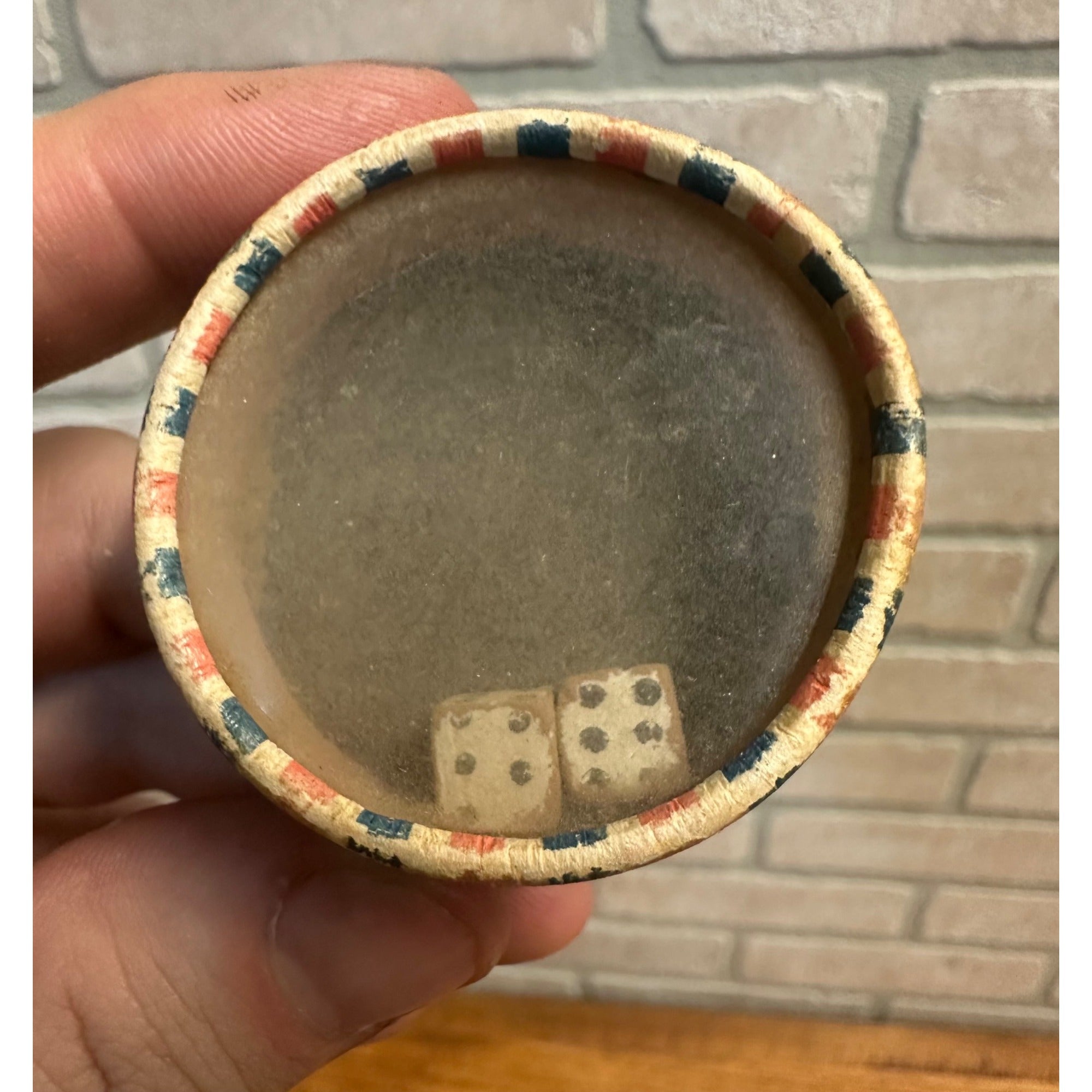 Vintage 1930s Wooden Dice Die Gambling Trade Simulator Game - Japan