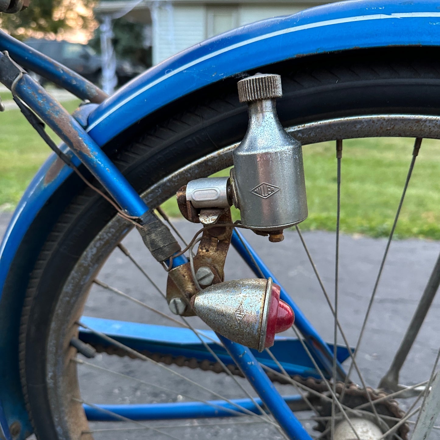 Vintage Blue Schwinn Bike 1960s-1970s