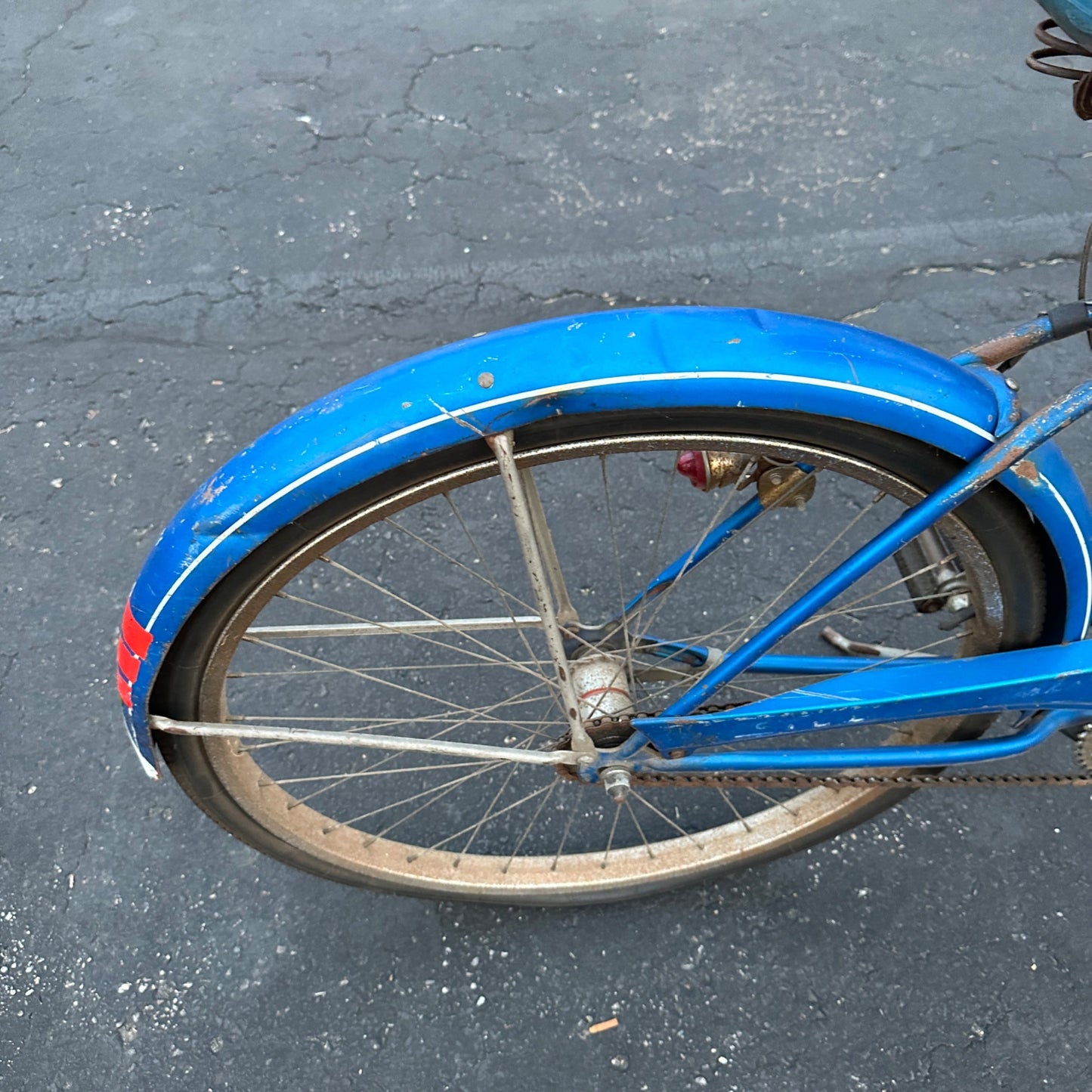 Vintage Blue Schwinn Bike 1960s-1970s