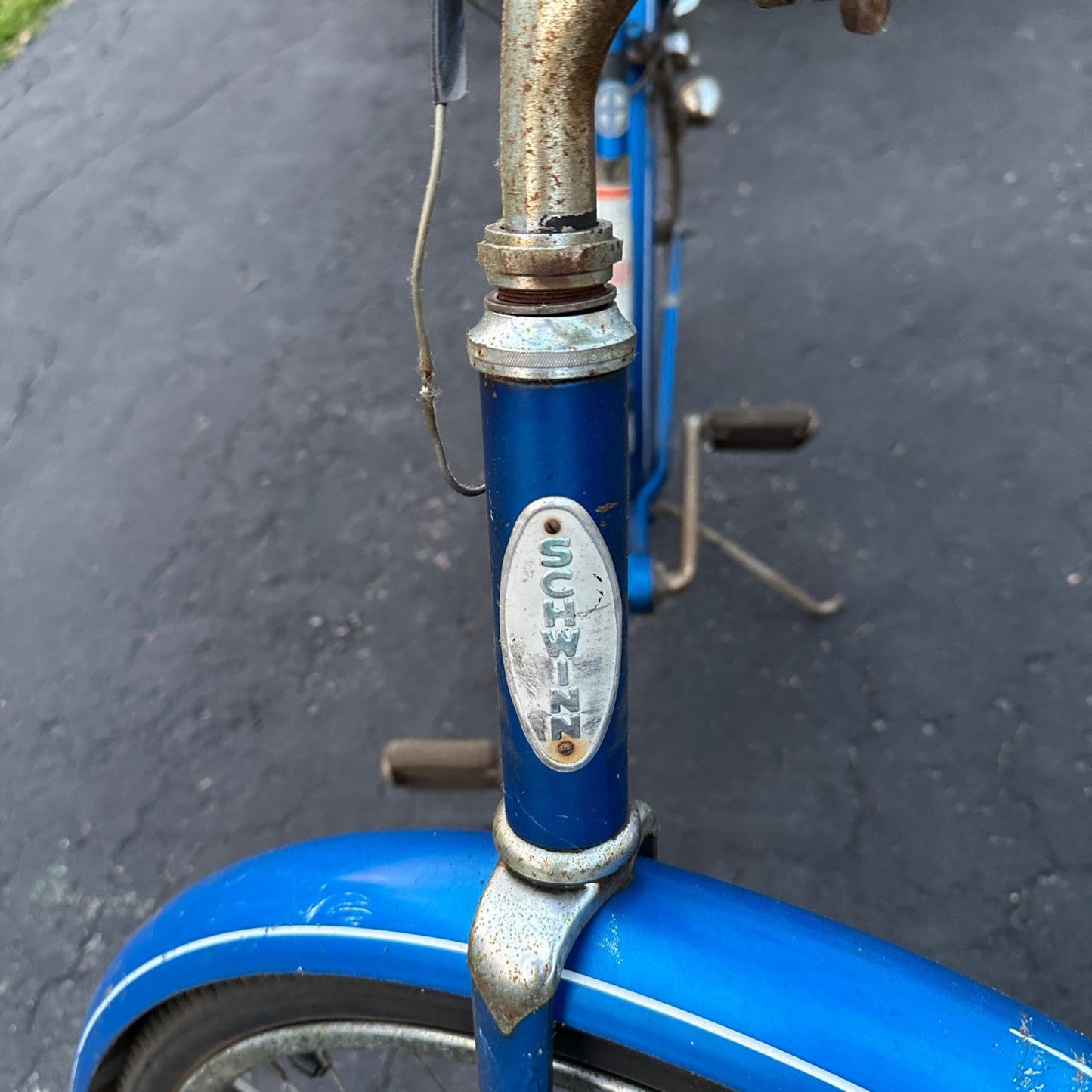 Vintage Blue Schwinn Bike 1960s-1970s