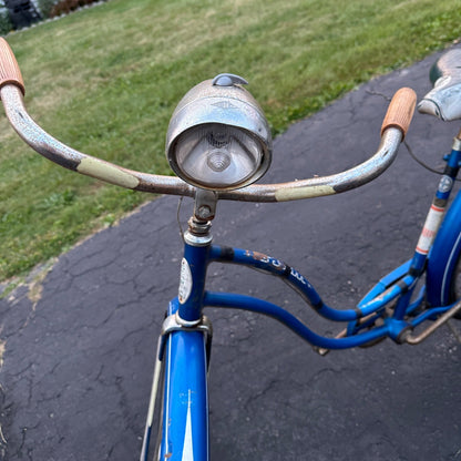 Vintage Blue Schwinn Bike 1960s-1970s