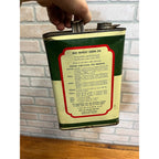 Vintage Rex Wheat Germ Oil Viobin Farm Animals Gallon Advertising Tin Can Vet