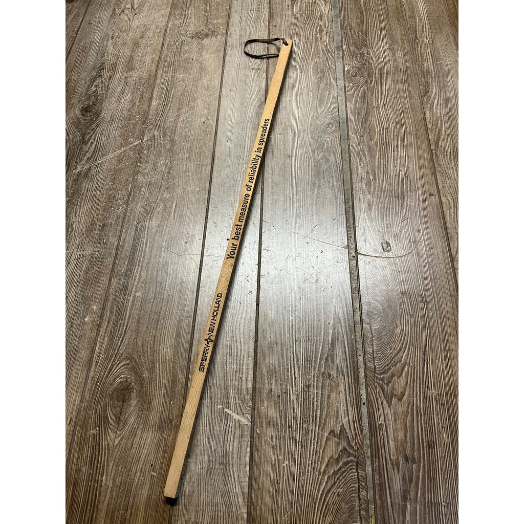 Vintage Sperry New Holland Farm 36" Measuring Yardstick Wooden Walking Stick