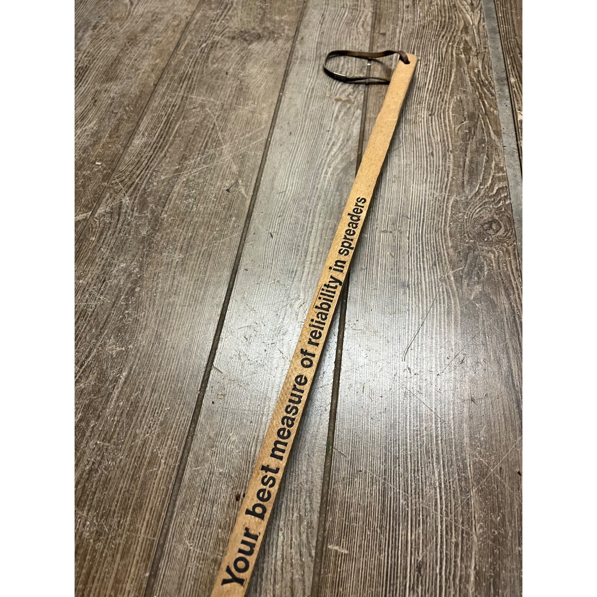 Vintage Sperry New Holland Farm 36" Measuring Yardstick Wooden Walking Stick