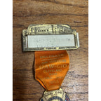 Vintage 1955 UAW CIO Convention Delegate Badge Pin Cleveland Ohio Auditorium
