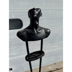 Vintage Valet Coat Rack with Partial Mannequin Bust or Store Display