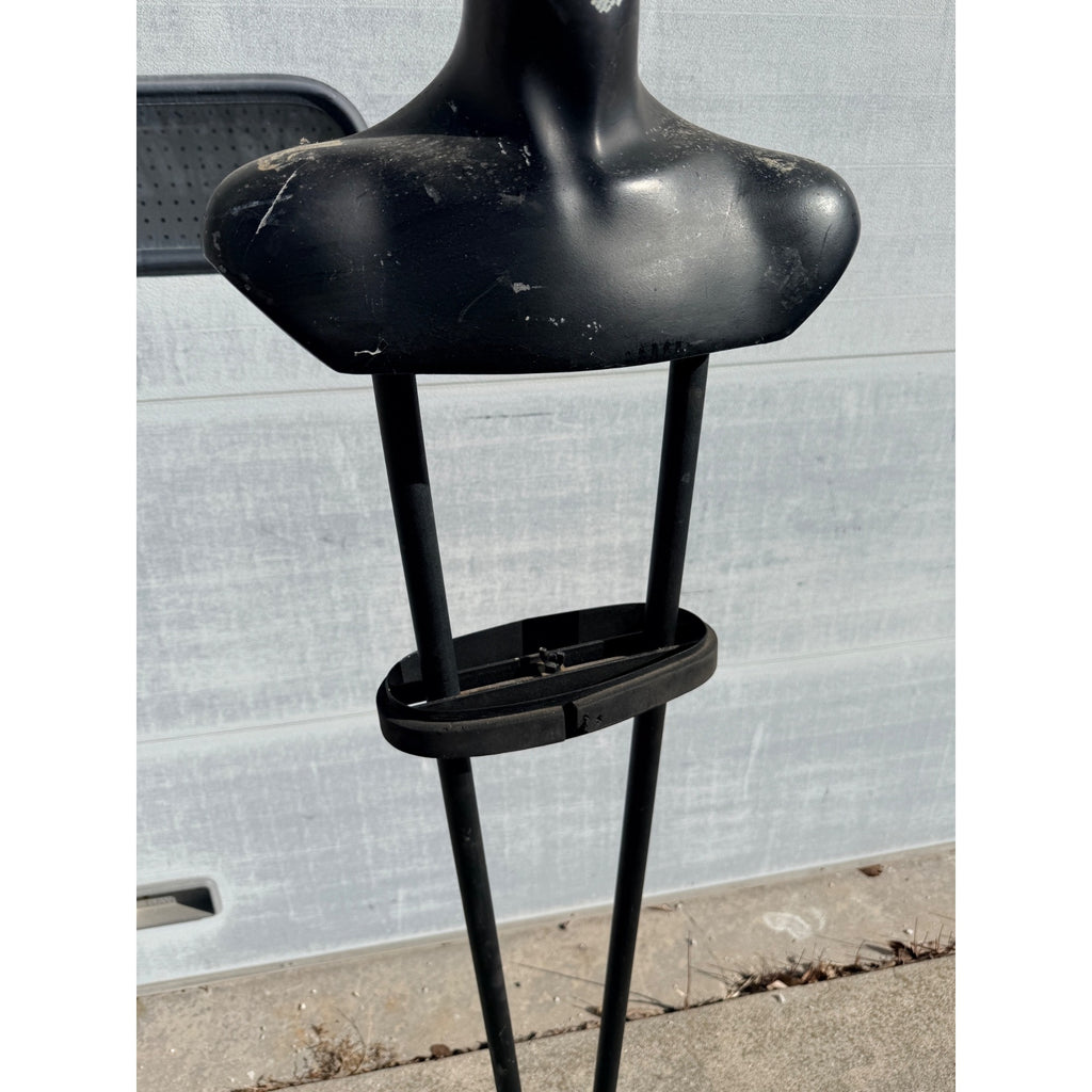 Vintage Valet Coat Rack with Partial Mannequin Bust or Store Display
