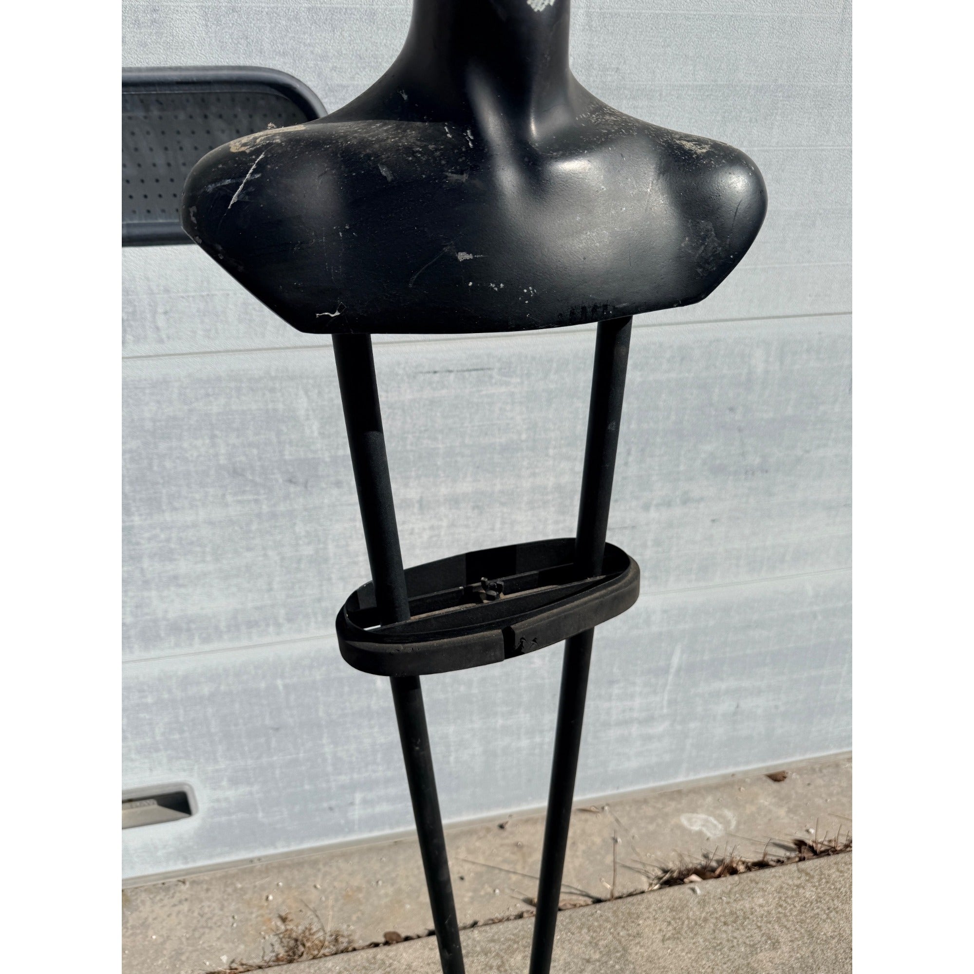 Vintage Valet Coat Rack with Partial Mannequin Bust or Store Display
