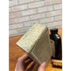 Vintage 1920s Cinderella Suede Shoe Dressing Black Glass Bottle & Box Art Deco