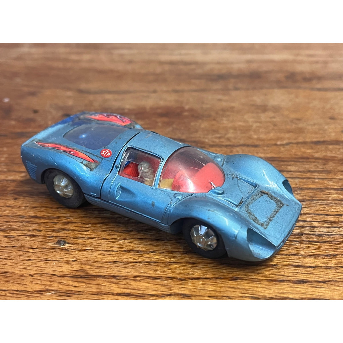 Vtg Solido Marx Ferrari 330 P3 Hong Kong 1969 Blue 1/43 3.75" Length