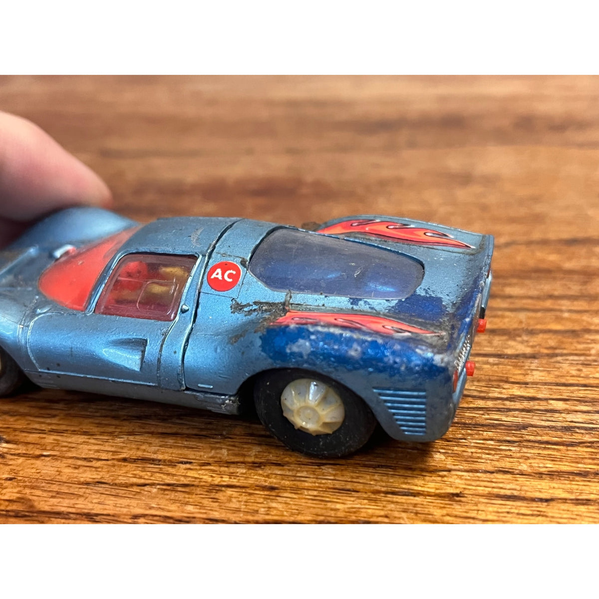 Vtg Solido Marx Ferrari 330 P3 Hong Kong 1969 Blue 1/43 3.75" Length