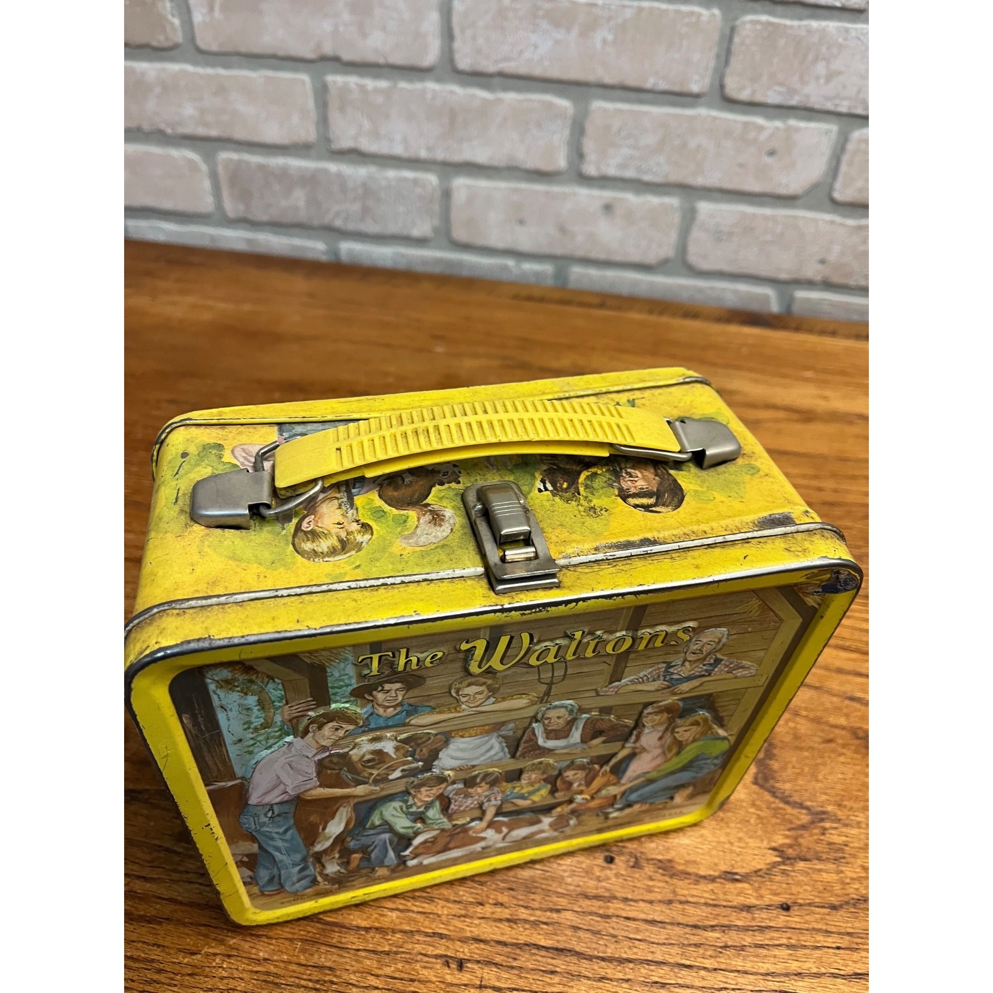Vintage 1973 The Waltons Metal Lunch Box Aladdin & Thermos