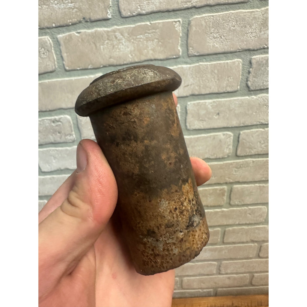 19th Century Great Britain "GB" Train Coupling Pin Cast Iron Railroad Coupler