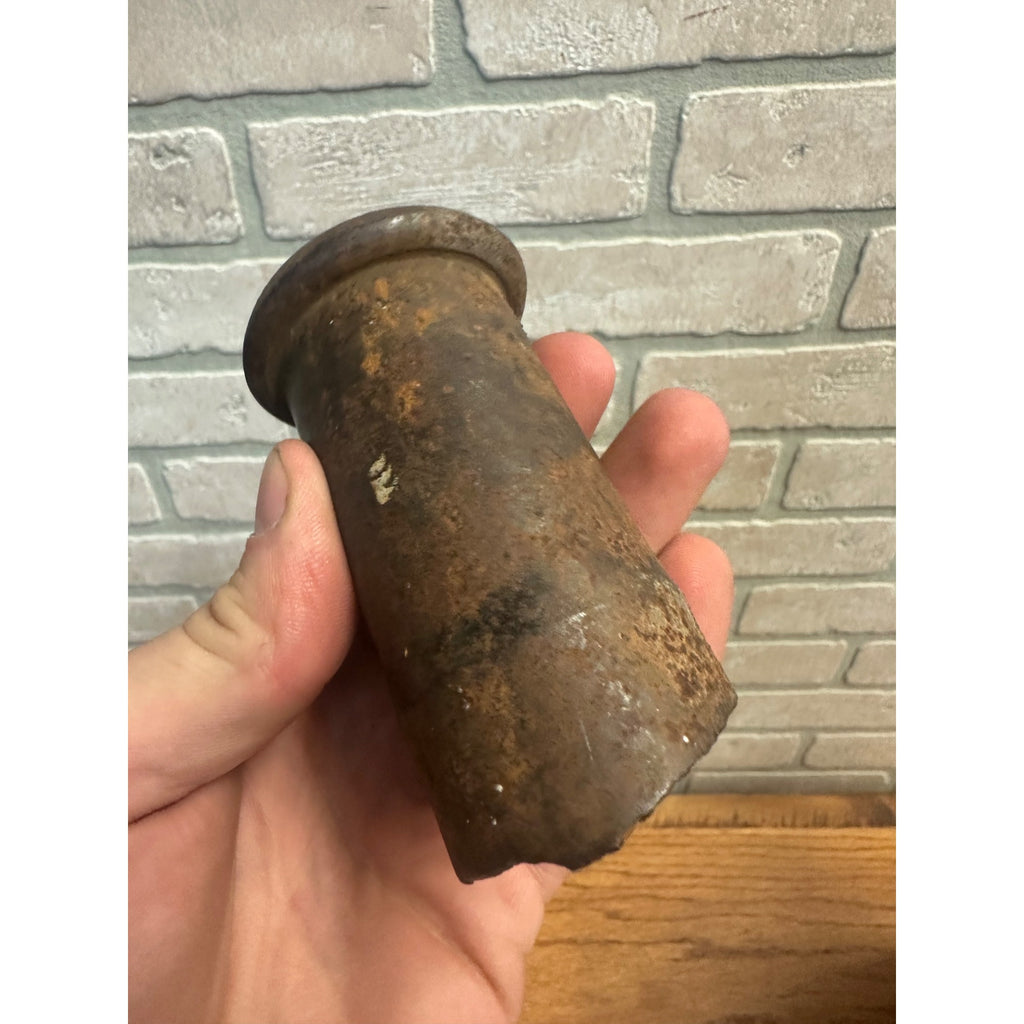 19th Century Great Britain "GB" Train Coupling Pin Cast Iron Railroad Coupler