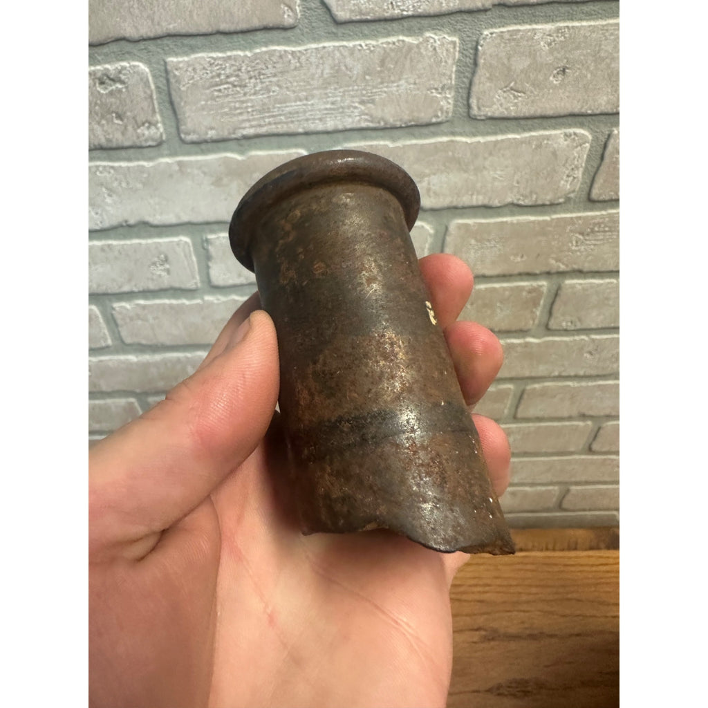 19th Century Great Britain "GB" Train Coupling Pin Cast Iron Railroad Coupler