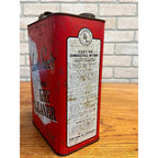 Vintage Aunt Sue's French Dry Cleaner 1 Gallon Metal Can Oil Sign Advertising