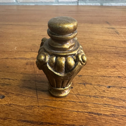 VIntage Ornate Gold Hollywood Regency Lamp Finial Replacement Mid Century