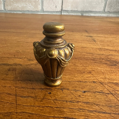 VIntage Ornate Gold Hollywood Regency Lamp Finial Replacement Mid Century