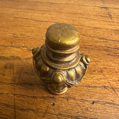 VIntage Ornate Gold Hollywood Regency Lamp Finial Replacement Mid Century