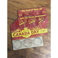 Vintage 1940s Canada Dry Beverages Soda Bottle Carton 6 Pack Carrier