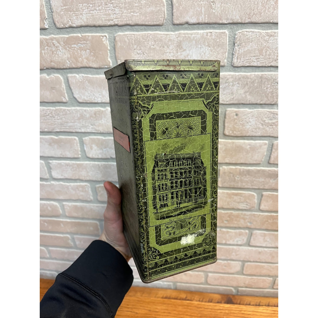 Vintage Parke Davis Advertising Tin Apothecary Pharmacy Botanic Drugs Pepper