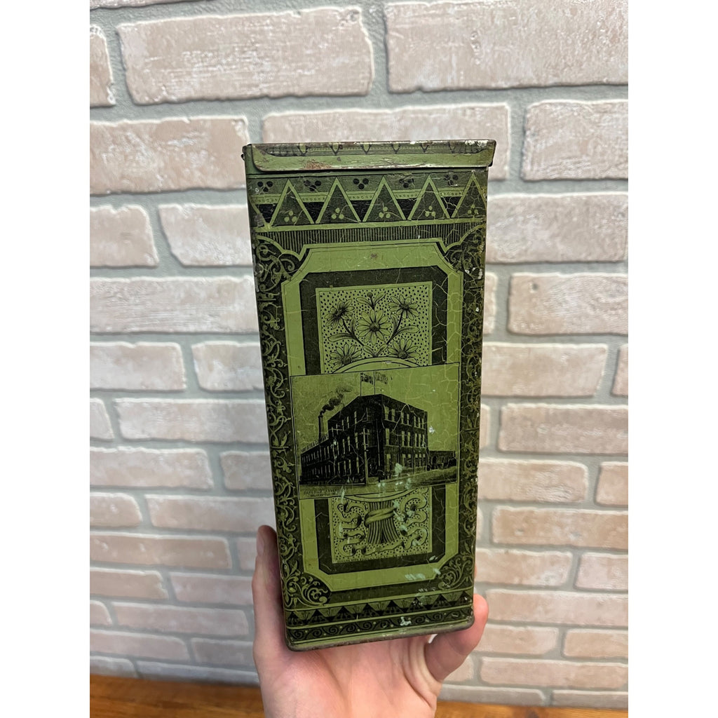 Vintage Parke Davis Advertising Tin Apothecary Pharmacy Botanic Drugs Pepper