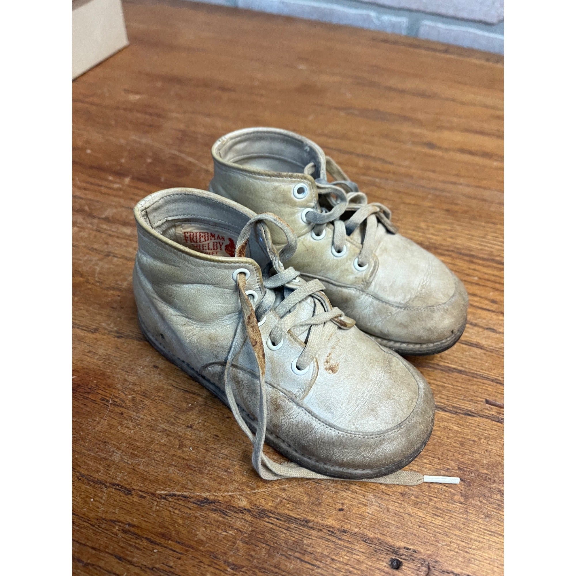 Vintage Jumping Jacks Baby Shoes Infant Size Kaisey Bristol Co. - Original Box
